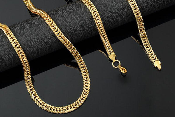5-6mm 18K Gold Foxtail Chain