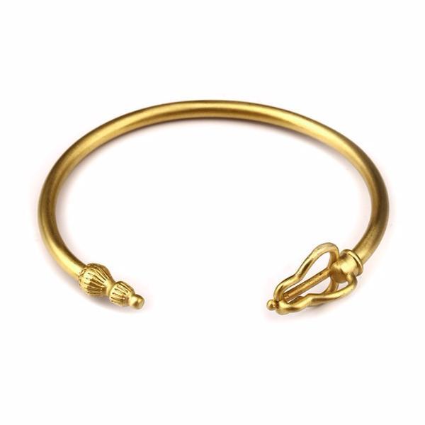 18K Gold/Silver Stainless Steel Staff Bracelet