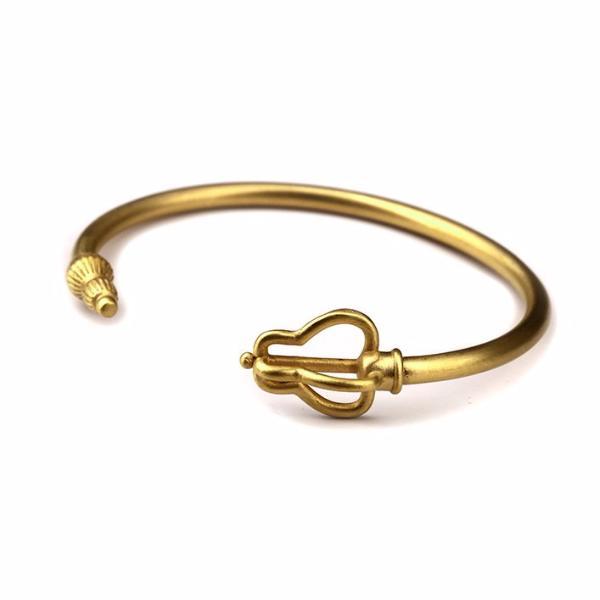 18K Gold/Silver Stainless Steel Staff Bracelet
