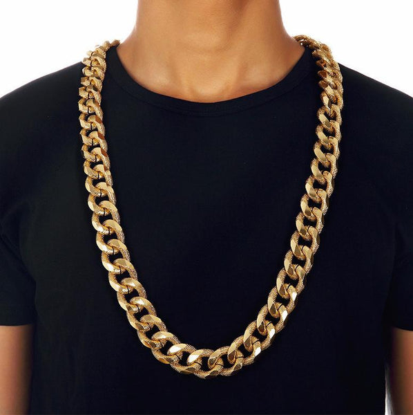 21mm 18K Gold/Silver Miami Cuban Chain [1st variation]