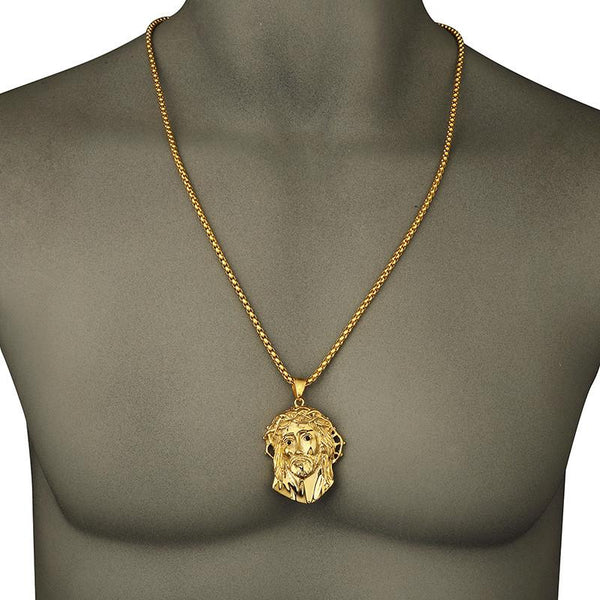 18K Gold Jesus the Lord Pendant
