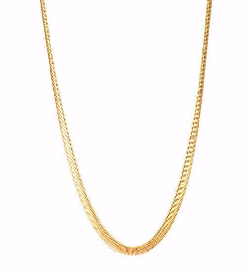 8mm 14K Gold/Silver Snake Chain