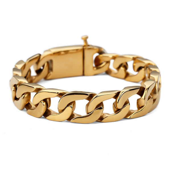 18K Gold Cuban Link Bracelet